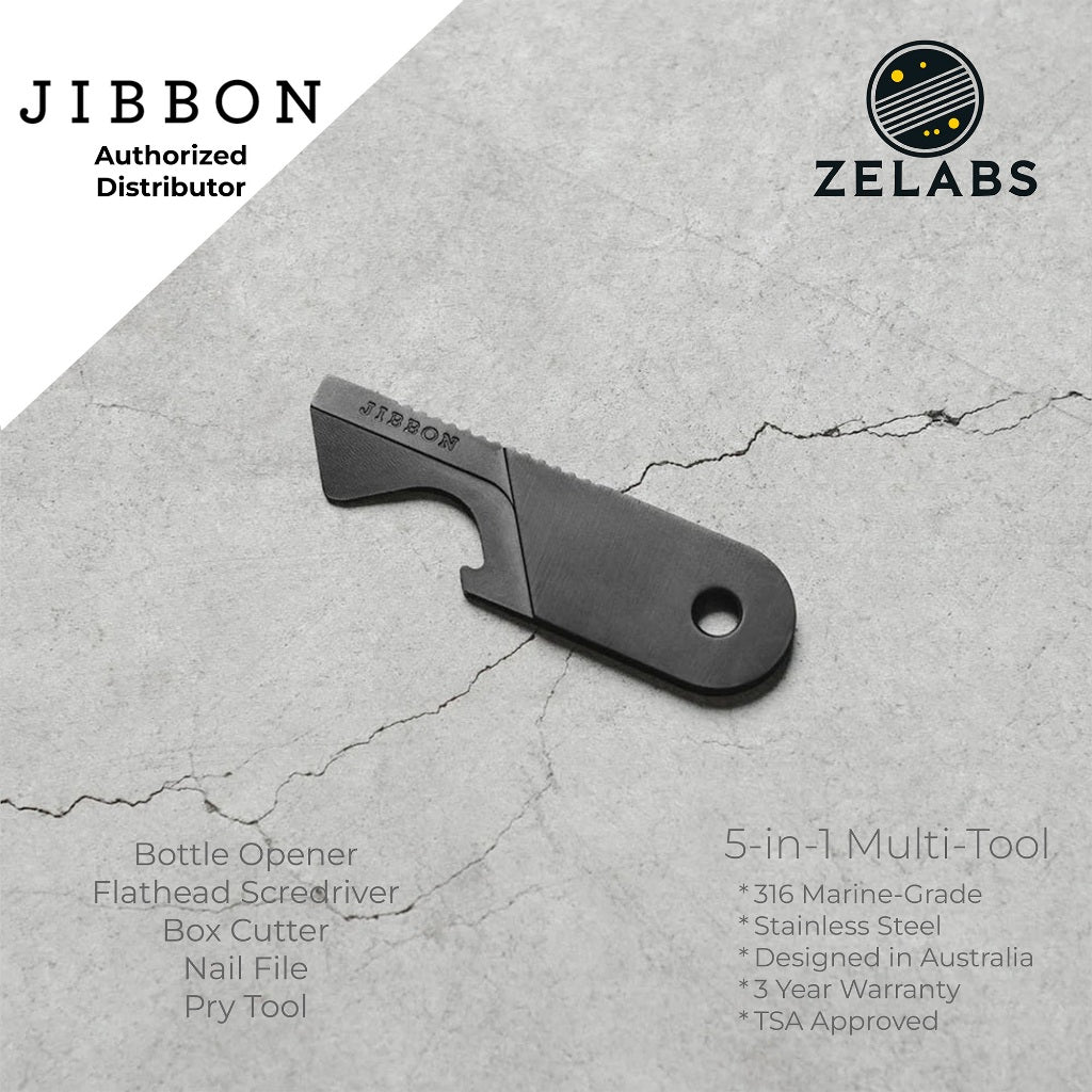 Jibbon Multifunctional EDC Keychain Multitool - 5-in-1 Key Organizer Tool