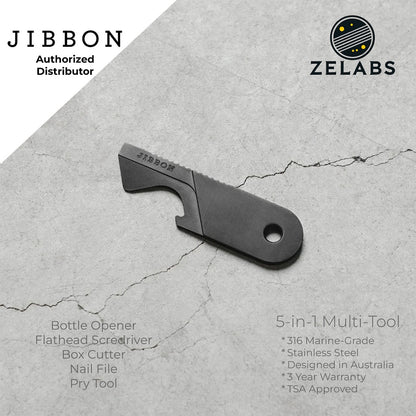 Jibbon Multifunctional EDC Keychain Multitool - 5-in-1 Key Organizer Tool