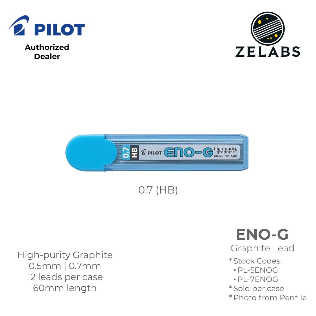 Pilot Eno-G Graphite Lead Mechanical Pencil Refill - PL-5ENOG | PL-7ENOG - 0.5mm | 0.7mm