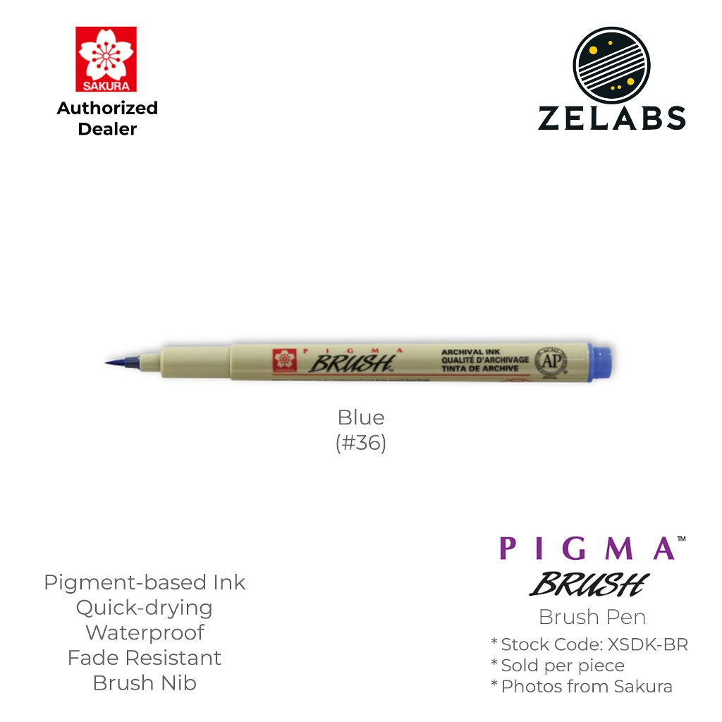 Sakura Pigma Brush Pen - Authentic - XSDK-BR