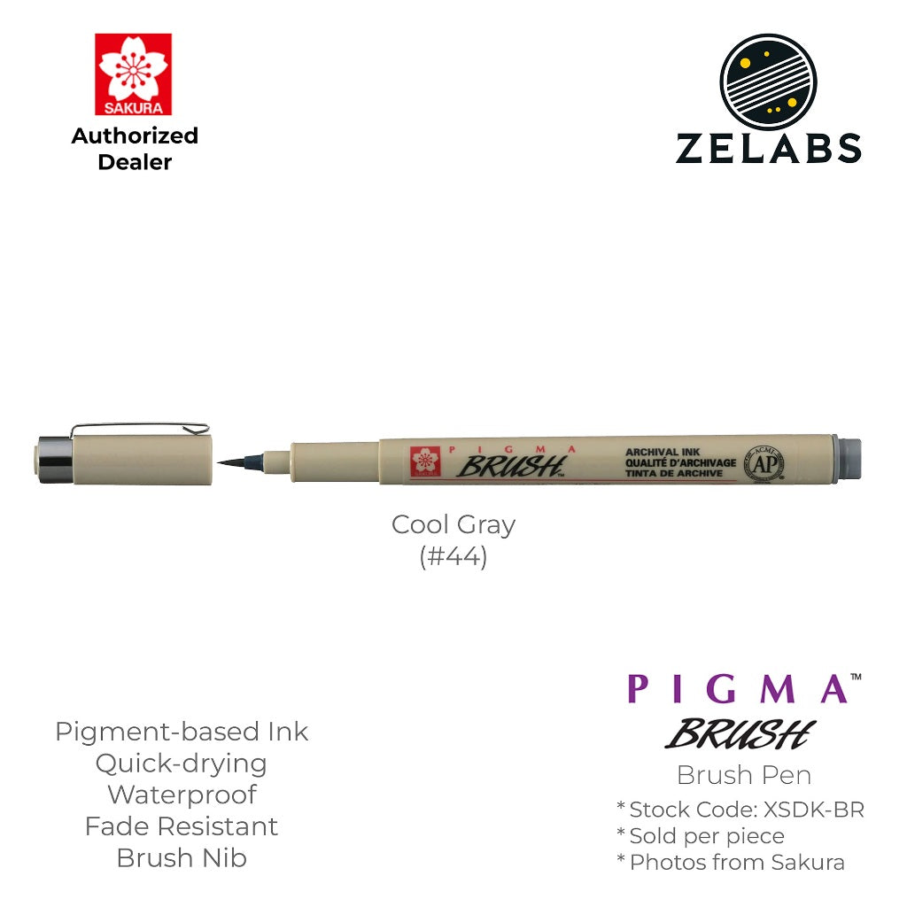Sakura Pigma Brush Pen - Authentic - XSDK-BR