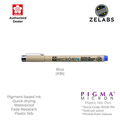 Sakura Pigma Micron PN Pen - Plastic Nib - 0.45mm - XSDK-PN
