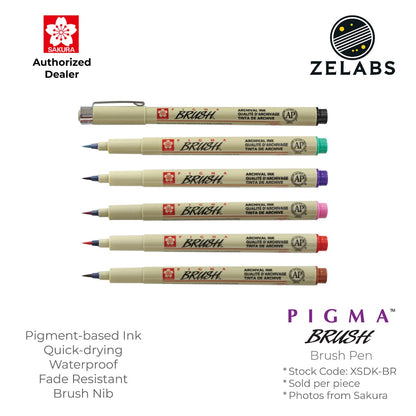 Sakura Pigma Brush Pen - Authentic - XSDK-BR