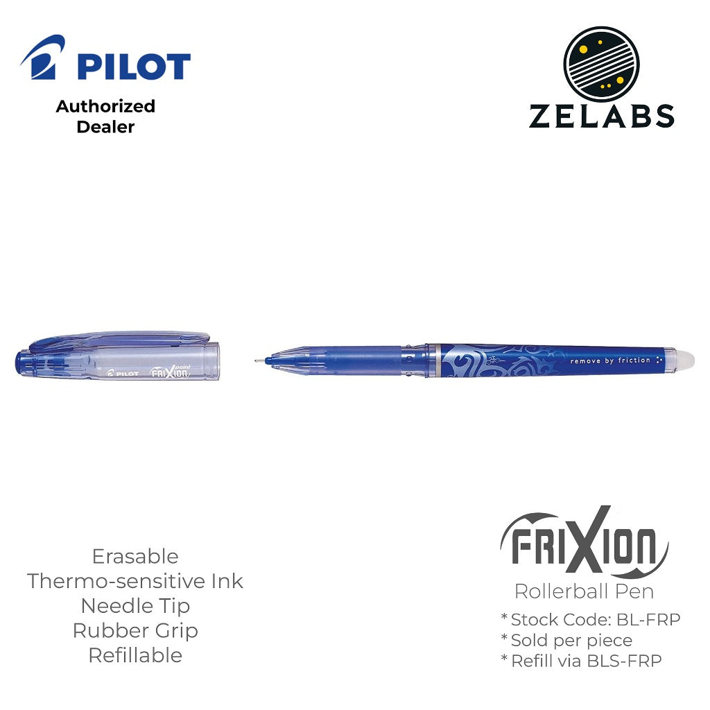 Pilot Frixion Point Erasable Rollerball Pen - BL-FRP4 | BL-FRP5 - 0.4mm | 0.5mm