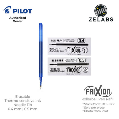 Pilot Frixion Point Erasable Rollerball Refill - BLS-FRP4 | BLS-FRP5 - 0.4mm | 0.5mm