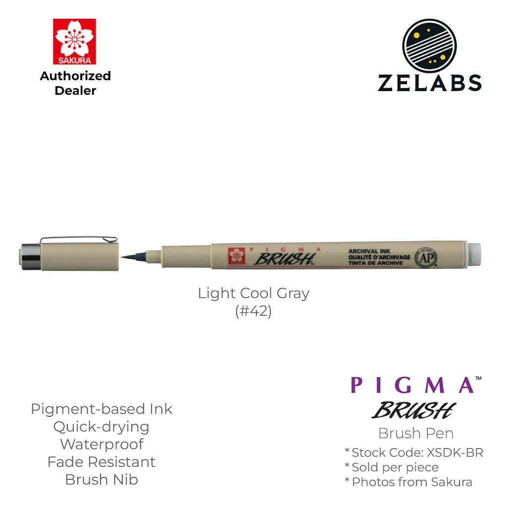 Sakura Pigma Brush Pen - Authentic - XSDK-BR