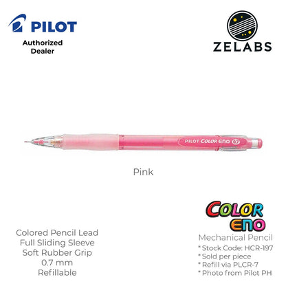 Pilot Color Eno Erasable Colored Mechanical Pencil - HCR-197 - 0.7mm