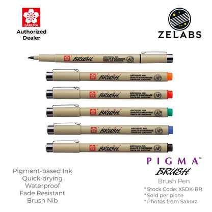 Sakura Pigma Brush Pen - Authentic - XSDK-BR