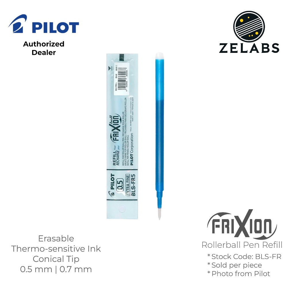 Pilot Frixion Ball and Clicker Erasable Rollerball Refill - BLS-FR5 | BLS-FR7 - 0.5mm | 0.7mm