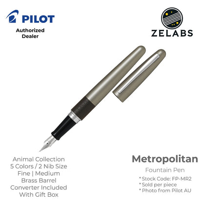 Pilot Metropolitan Fountain Pen - Animal Collection - FP-MR2 - Fine | Medium
