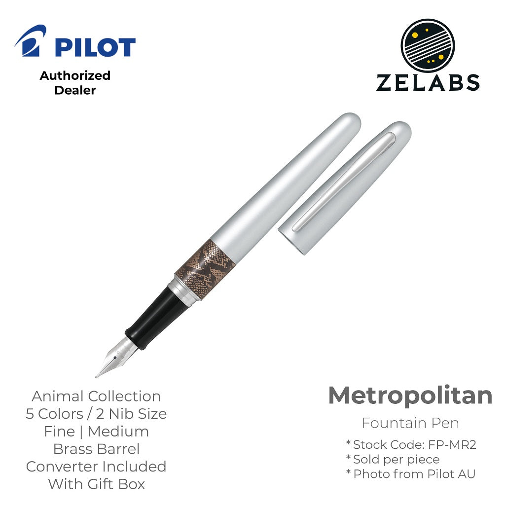 Pilot Metropolitan Fountain Pen - Animal Collection - FP-MR2 - Fine | Medium