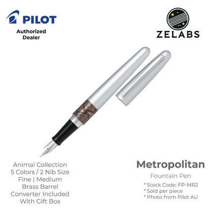 Pilot Metropolitan Fountain Pen - Animal Collection - FP-MR2 - Fine | Medium