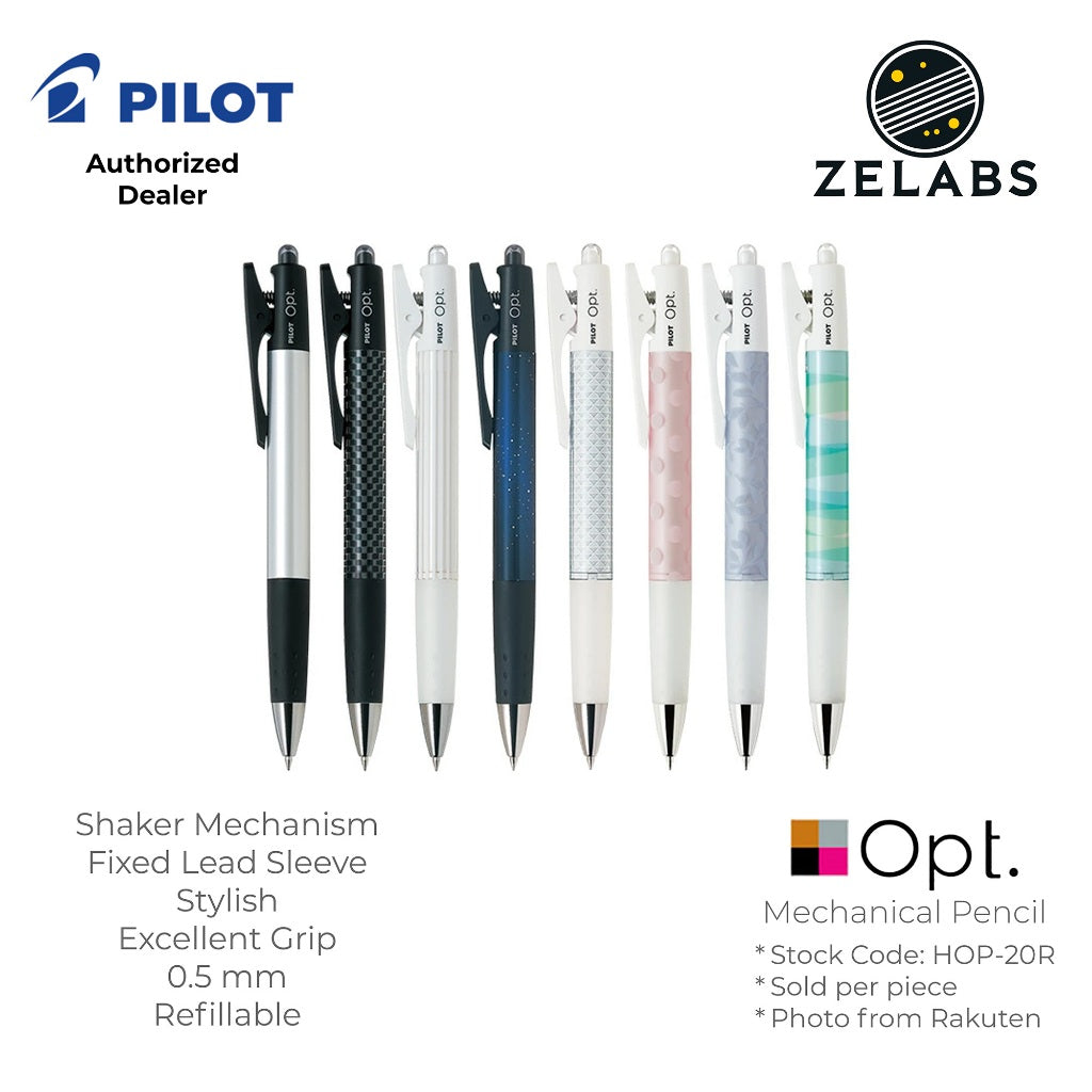 Pilot Opt Shaker Mechanical Pencil - HOP-20R - 0.5mm