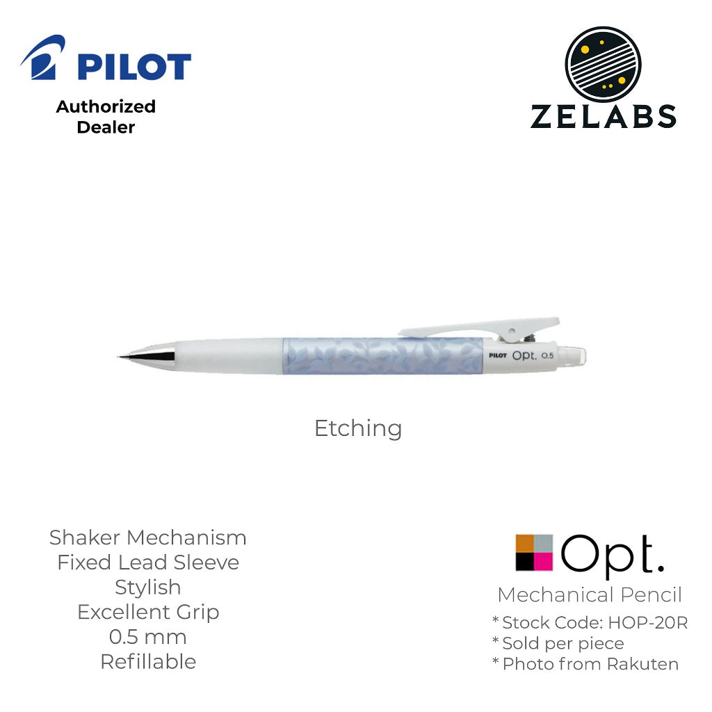 Pilot Opt Shaker Mechanical Pencil - HOP-20R - 0.5mm