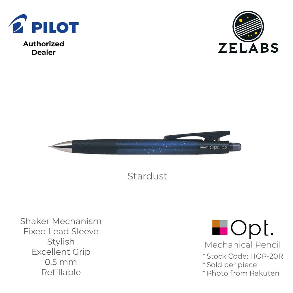 Pilot Opt Shaker Mechanical Pencil - HOP-20R - 0.5mm