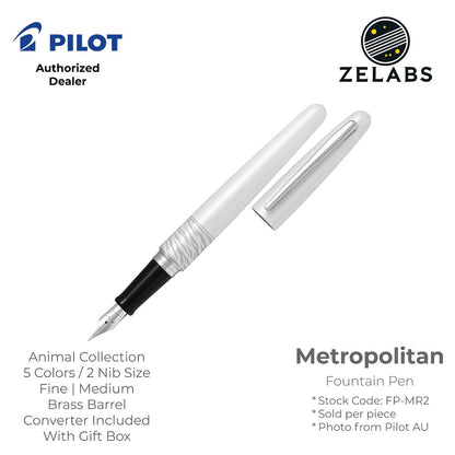 Pilot Metropolitan Fountain Pen - Animal Collection - FP-MR2 - Fine | Medium