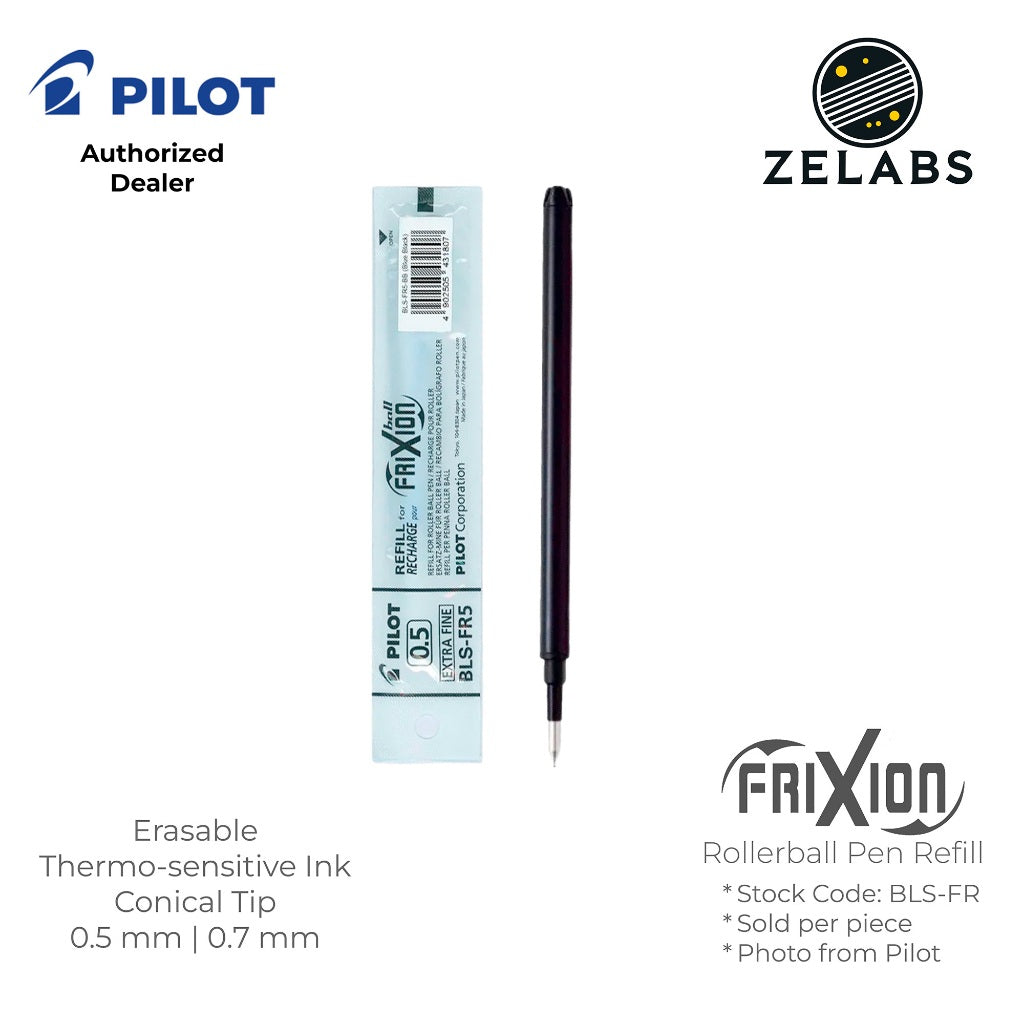 Pilot Frixion Ball and Clicker Erasable Rollerball Refill - BLS-FR5 | BLS-FR7 - 0.5mm | 0.7mm