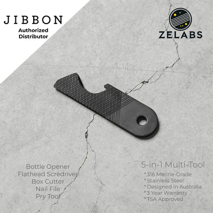 Jibbon Multifunctional EDC Keychain Multitool - 5-in-1 Key Organizer Tool