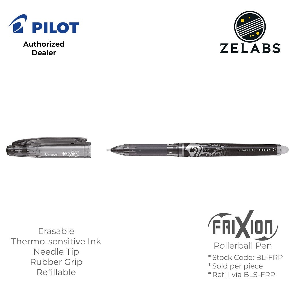 Pilot Frixion Point Erasable Rollerball Pen - BL-FRP4 | BL-FRP5 - 0.4mm | 0.5mm