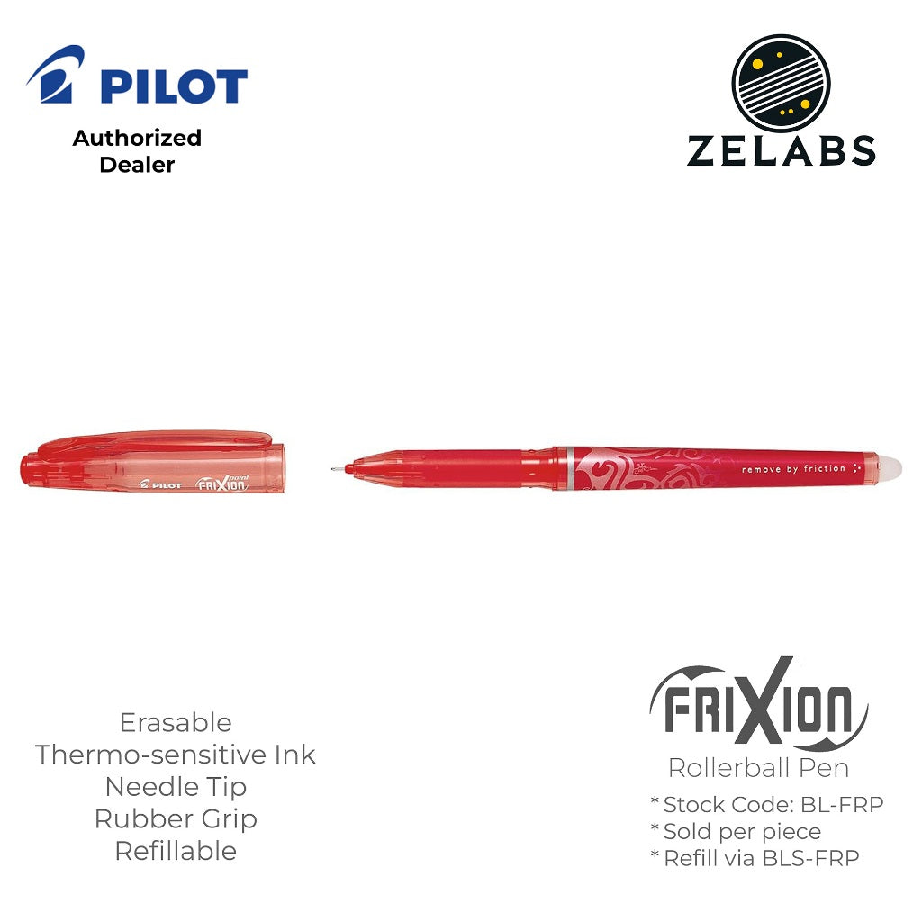 Pilot Frixion Point Erasable Rollerball Pen - BL-FRP4 | BL-FRP5 - 0.4mm | 0.5mm