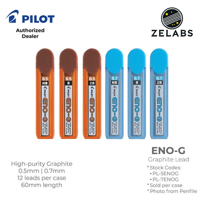Pilot Eno-G Graphite Lead Mechanical Pencil Refill - PL-5ENOG | PL-7ENOG - 0.5mm | 0.7mm