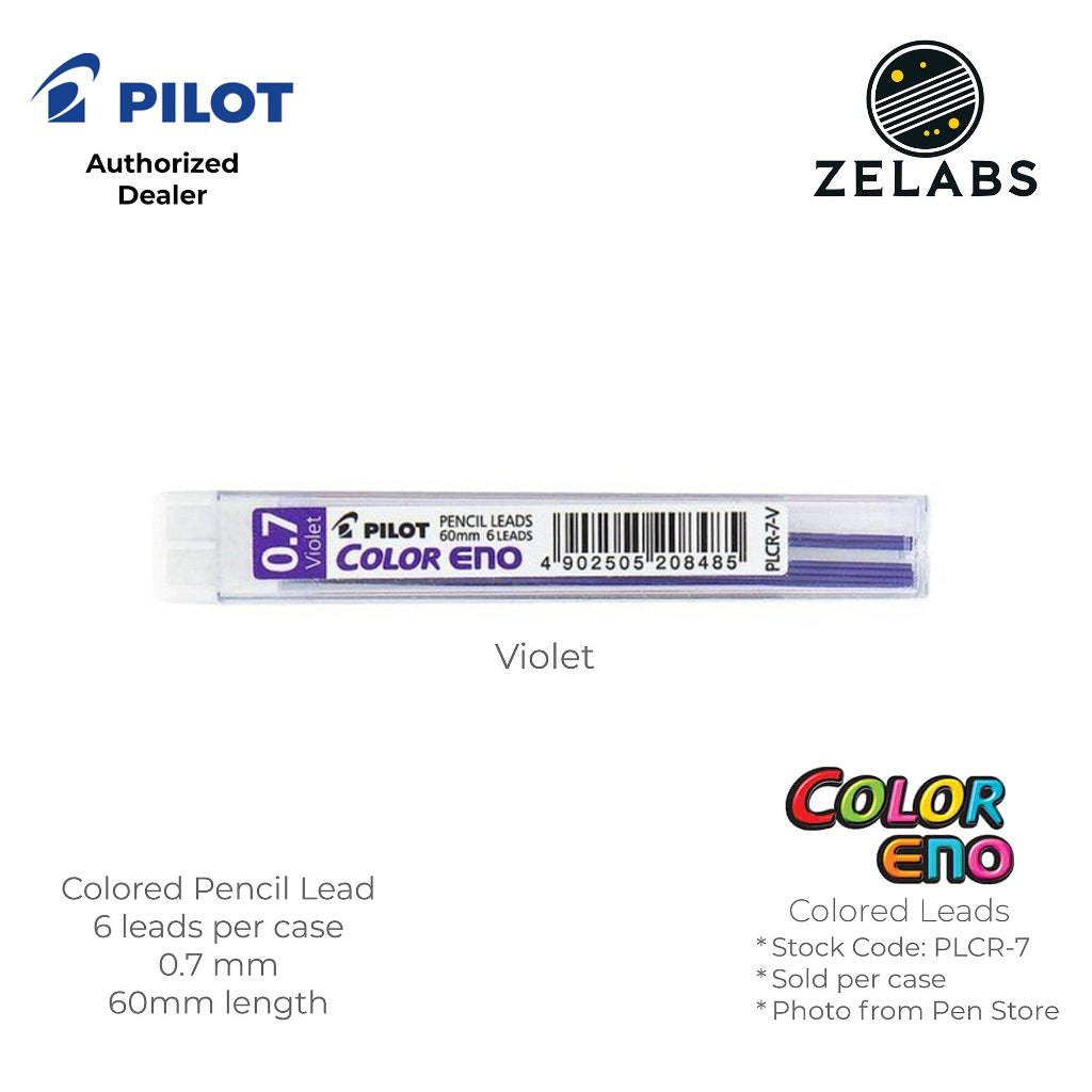 Pilot Color Eno Lead Mechanical Pencil Refill - PLCR-7 - 0.7mm