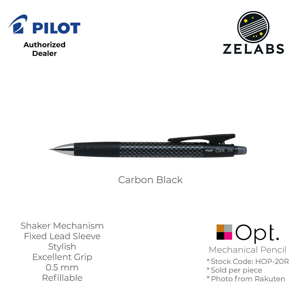 Pilot Opt Shaker Mechanical Pencil - HOP-20R - 0.5mm