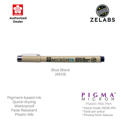 Sakura Pigma Micron PN Pen - Plastic Nib - 0.45mm - XSDK-PN