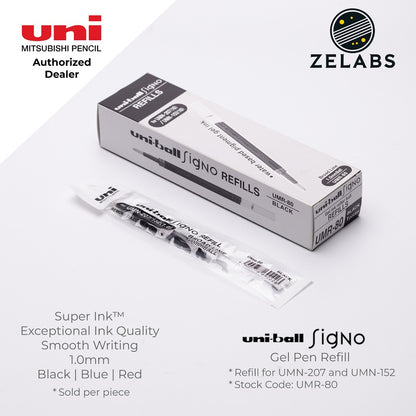Uni Uni-Ball Signo UMR-80 Broad Gel Pen Refill (for UMN-207 and UMN-152) - 1.0mm