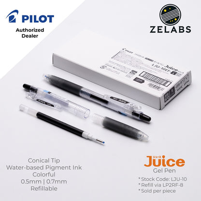 Pilot Juice Retractable Gel Pen - LJU-10 - 0.5mm | 0.7mm