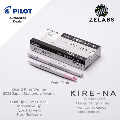 Pilot Kire-Na Double-Sided Highlighter - Fine / Bold - SKIW-1 - 1 piece