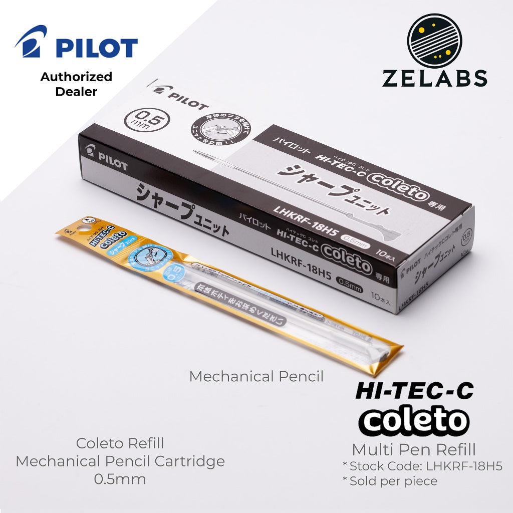 Pilot Hi-Tec-C Coleto Mechanical Pencil Multi-pen / Multifunction Refill - LHKRF-18H5 - 0.5mm