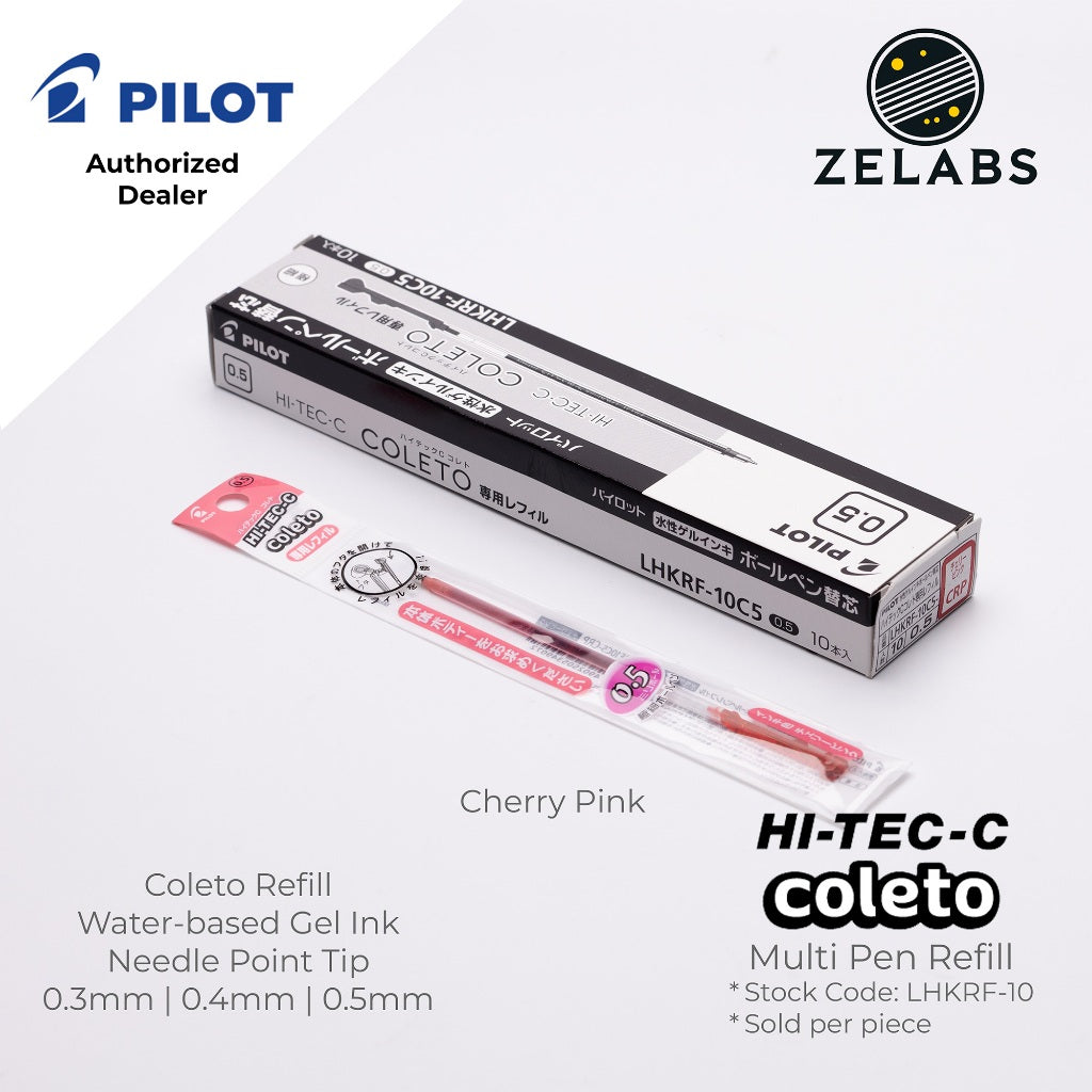 Pilot Hi-Tec-C Coleto Gel Multi-pen / Multifunction Refill - LHKRF-10 - 0.3mm | 0.4mm | 0.5mm