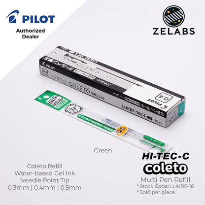 Pilot Hi-Tec-C Coleto Gel Multi-pen / Multifunction Refill - LHKRF-10 - 0.3mm | 0.4mm | 0.5mm