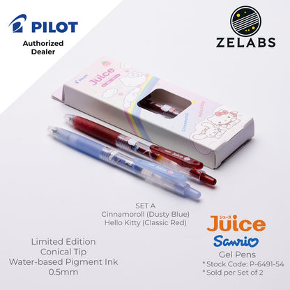 Pilot Juice Limited Edition Sanrio Retractable Gel Pens Set of 2 - P-6491 - 0.5mm