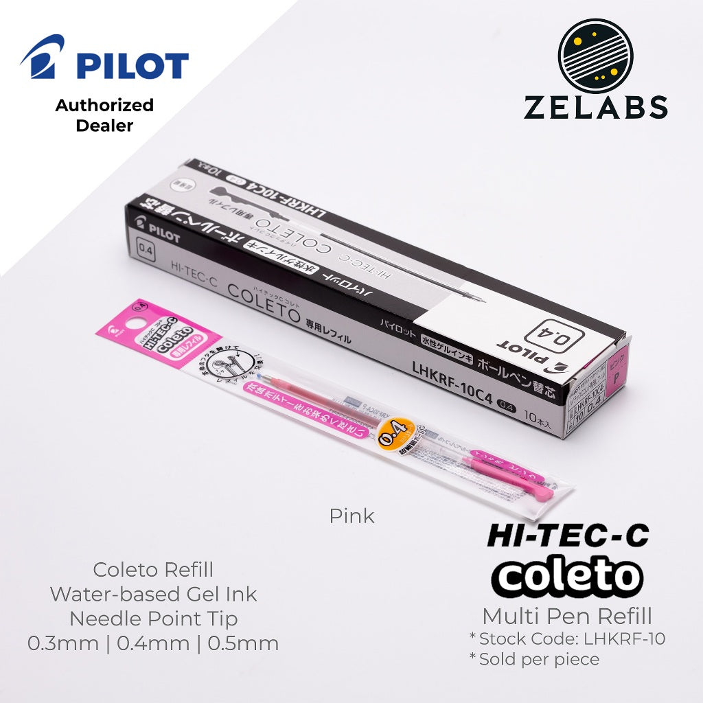 Pilot Hi-Tec-C Coleto Gel Multi-pen / Multifunction Refill - LHKRF-10 - 0.3mm | 0.4mm | 0.5mm