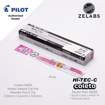 Pilot Hi-Tec-C Coleto Gel Multi-pen / Multifunction Refill - LHKRF-10 - 0.3mm | 0.4mm | 0.5mm