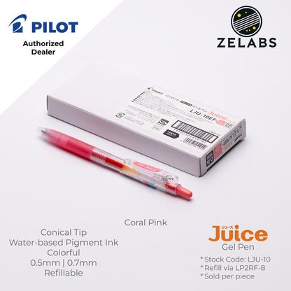 Pilot Juice Retractable Gel Pen - LJU-10 - 0.5mm | 0.7mm