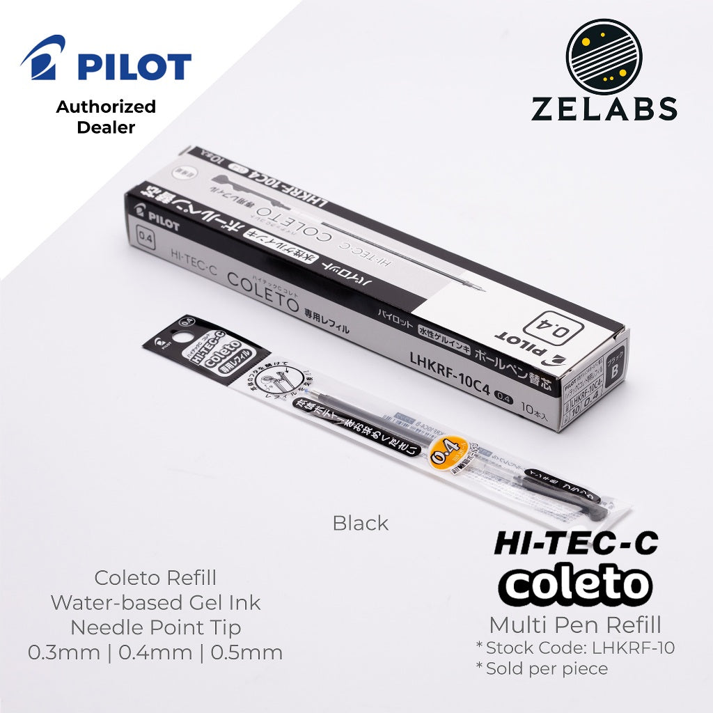 Pilot Hi-Tec-C Coleto Gel Multi-pen / Multifunction Refill - LHKRF-10 - 0.3mm | 0.4mm | 0.5mm