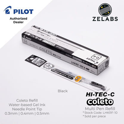 Pilot Hi-Tec-C Coleto Gel Multi-pen / Multifunction Refill - LHKRF-10 - 0.3mm | 0.4mm | 0.5mm