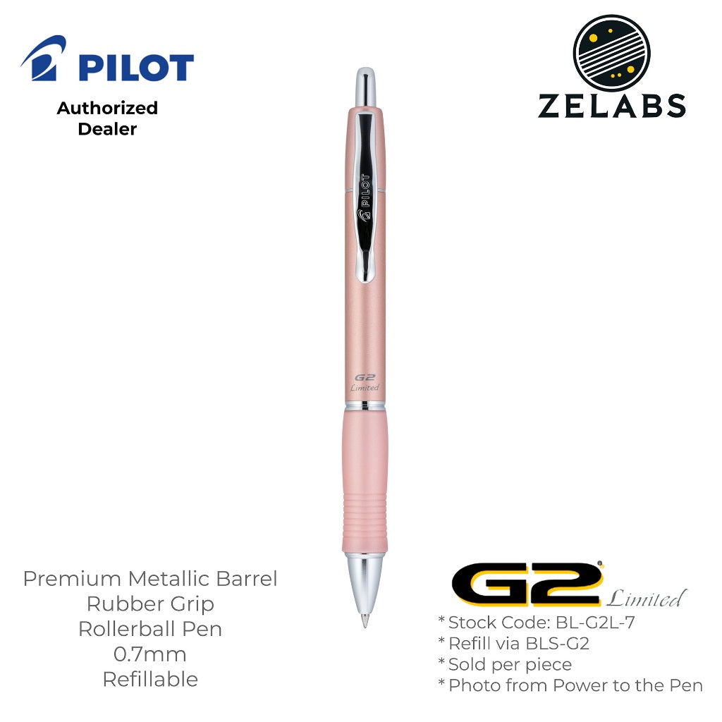Pilot G-2 Limited Premium Retractable Roller Ball Pen (Gel Ink) - BL-G2L - 0.7mm