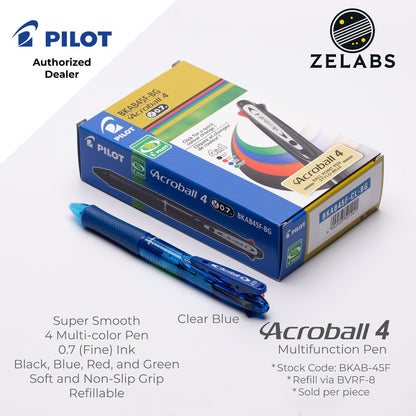 Pilot Acroball 4 Fine Multifunction Ballpoint Pen / Multi-Pen - BKAB-45F - 0.7mm