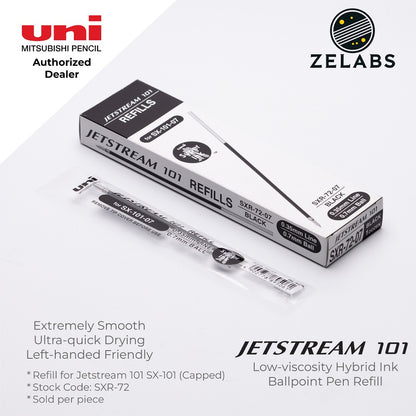 Uni Jetstream 101 Ballpoint Refill (for Capped SX-101) - SXR-72 - 0.5mm | 0.7mm