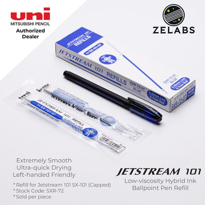 Uni Jetstream 101 Ballpoint Refill (for Capped SX-101) - SXR-72 - 0.5mm | 0.7mm
