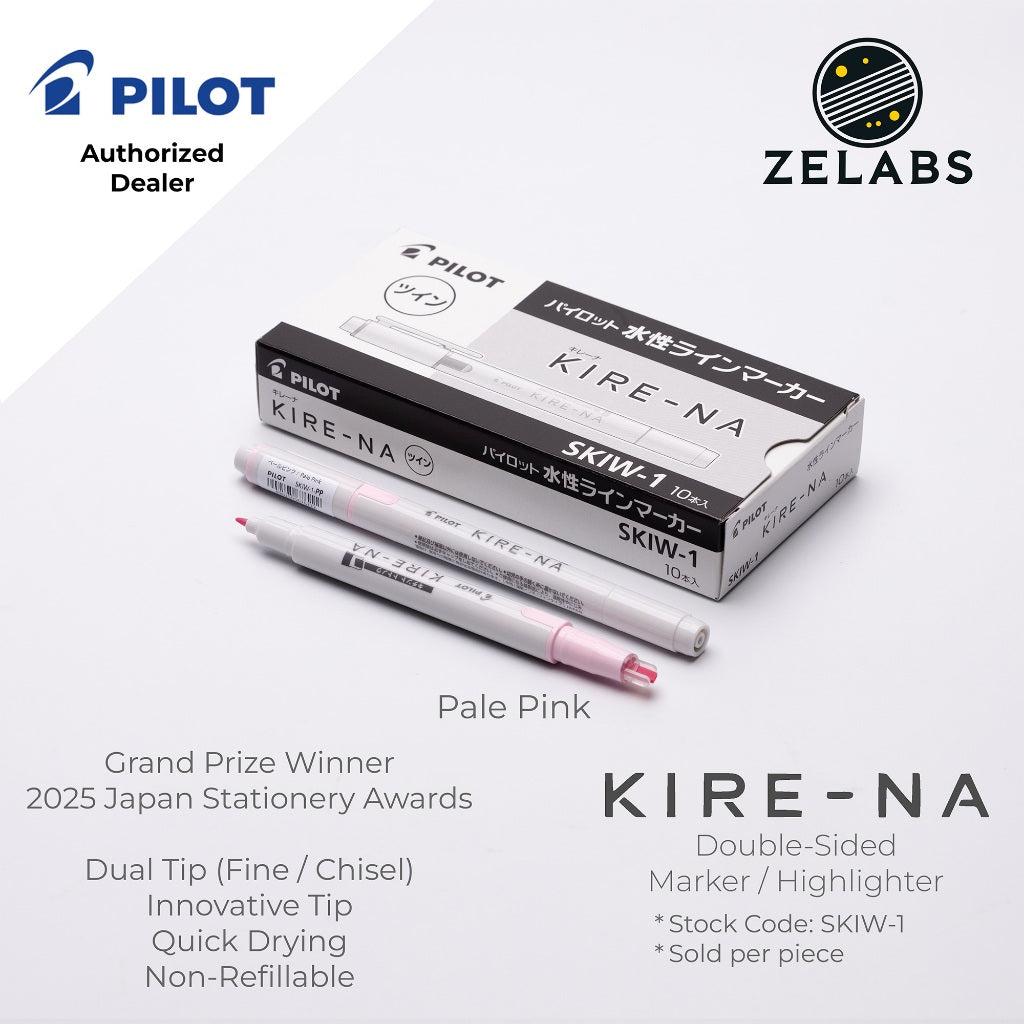 Pilot Kire-Na Double-Sided Highlighter - Fine / Bold - SKIW-1 - 1 piece