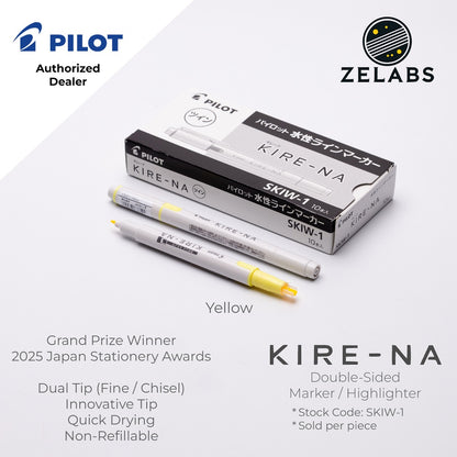 Pilot Kire-Na Double-Sided Highlighter - Fine / Bold - SKIW-1 - 1 piece