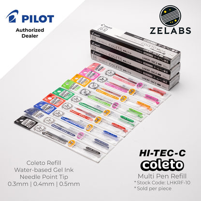 Pilot Hi-Tec-C Coleto Gel Multi-pen / Multifunction Refill - LHKRF-10 - 0.3mm | 0.4mm | 0.5mm