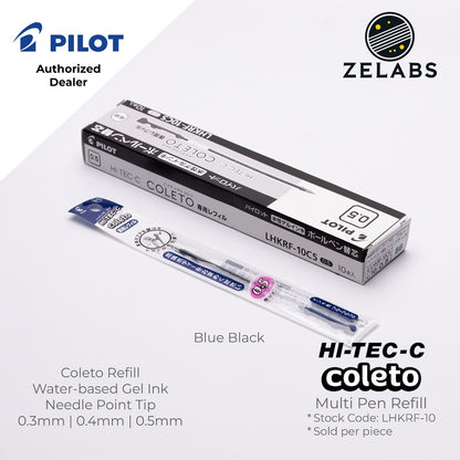 Pilot Hi-Tec-C Coleto Gel Multi-pen / Multifunction Refill - LHKRF-10 - 0.3mm | 0.4mm | 0.5mm