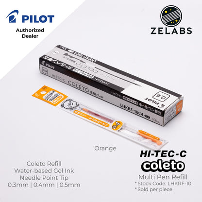 Pilot Hi-Tec-C Coleto Gel Multi-pen / Multifunction Refill - LHKRF-10 - 0.3mm | 0.4mm | 0.5mm