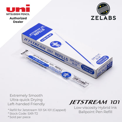 Uni Jetstream 101 Ballpoint Refill (for Capped SX-101) - SXR-72 - 0.5mm | 0.7mm